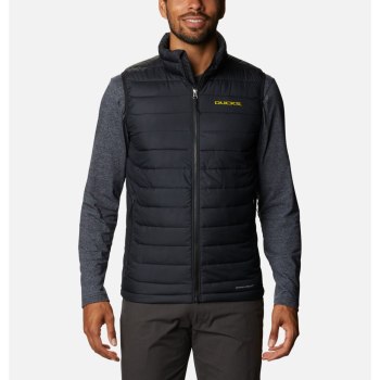 Columbia Gilet Heren, Collegiate Powder Lite - Oregon Zwart, 89TJXWVHM